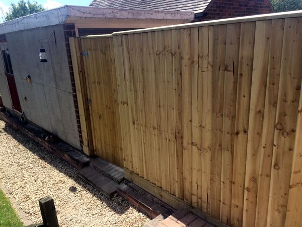 Close board fencing in Didcot